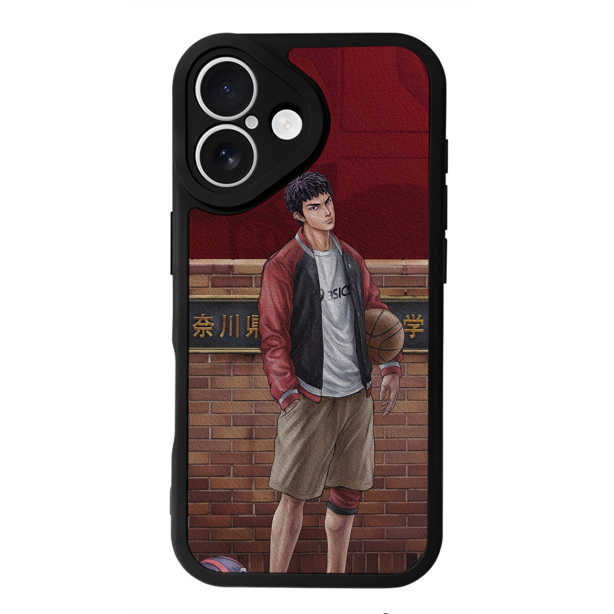 （画像用） SLAM DUNK／スラムダンク 【iPhone 16シリーズ対応】シリコンスマホケース（レザー調） 材質：シリコン